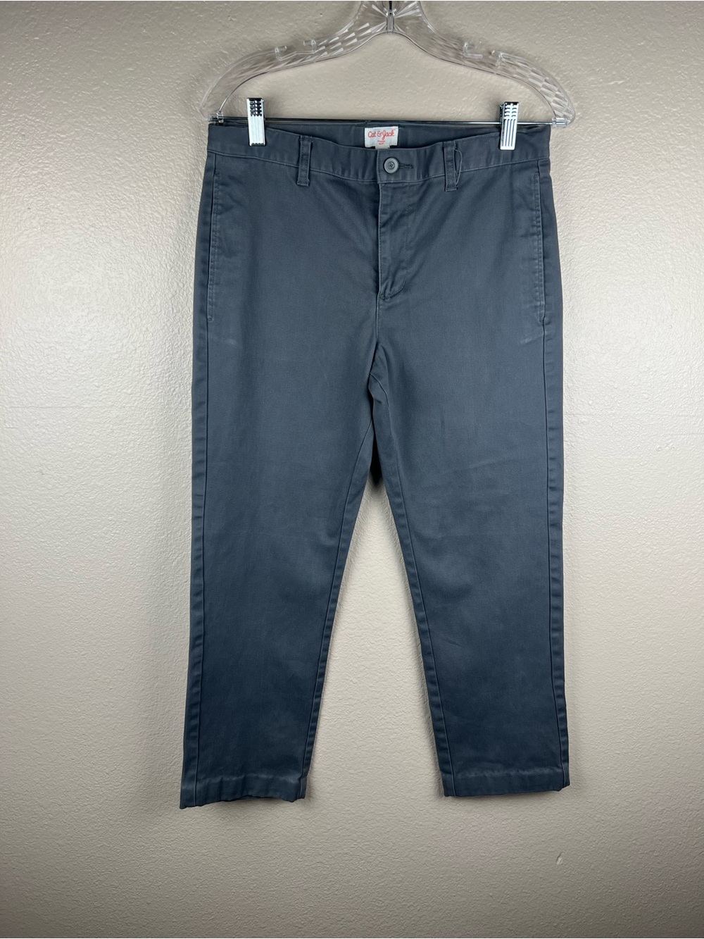 Cat & Jack Boys Size 16 Gray Straight Leg Pants